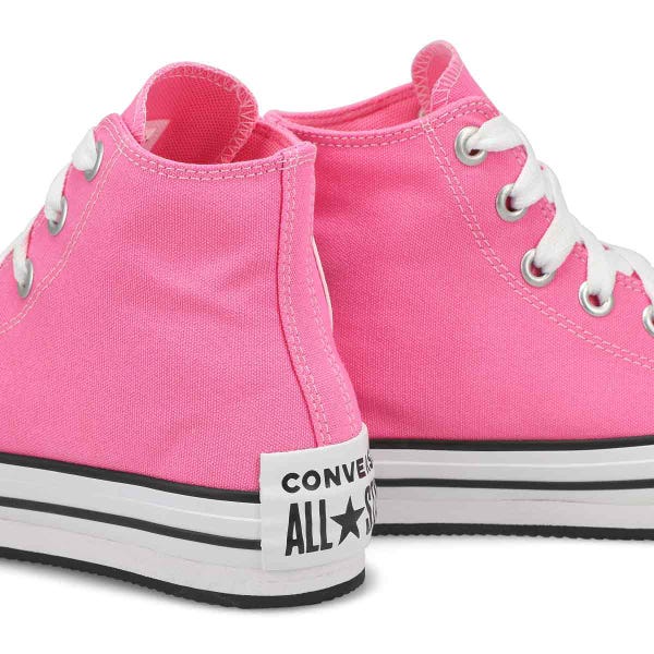 Baskets à plateforme CHUCK TAYLOR ALL STAR EVA LIFT SKETCH, rose/blanc/noir, filles