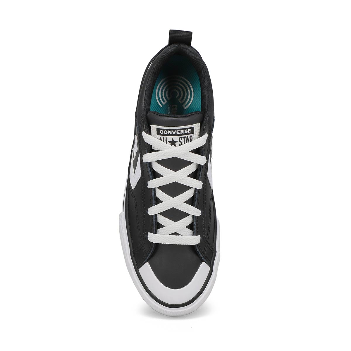 Baskets en cuir CHUCK TAYLOR ALL STAR PRO BLAZE, noir/blanc/souris, garçons