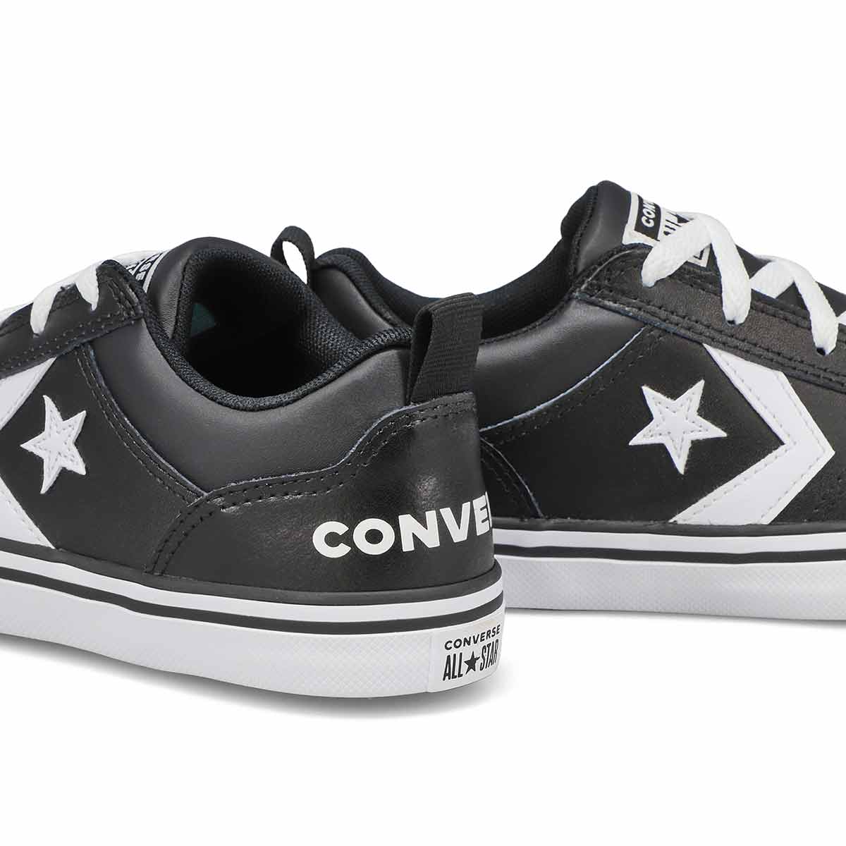 Baskets en cuir CHUCK TAYLOR ALL STAR PRO BLAZE, noir/blanc/souris, garçons