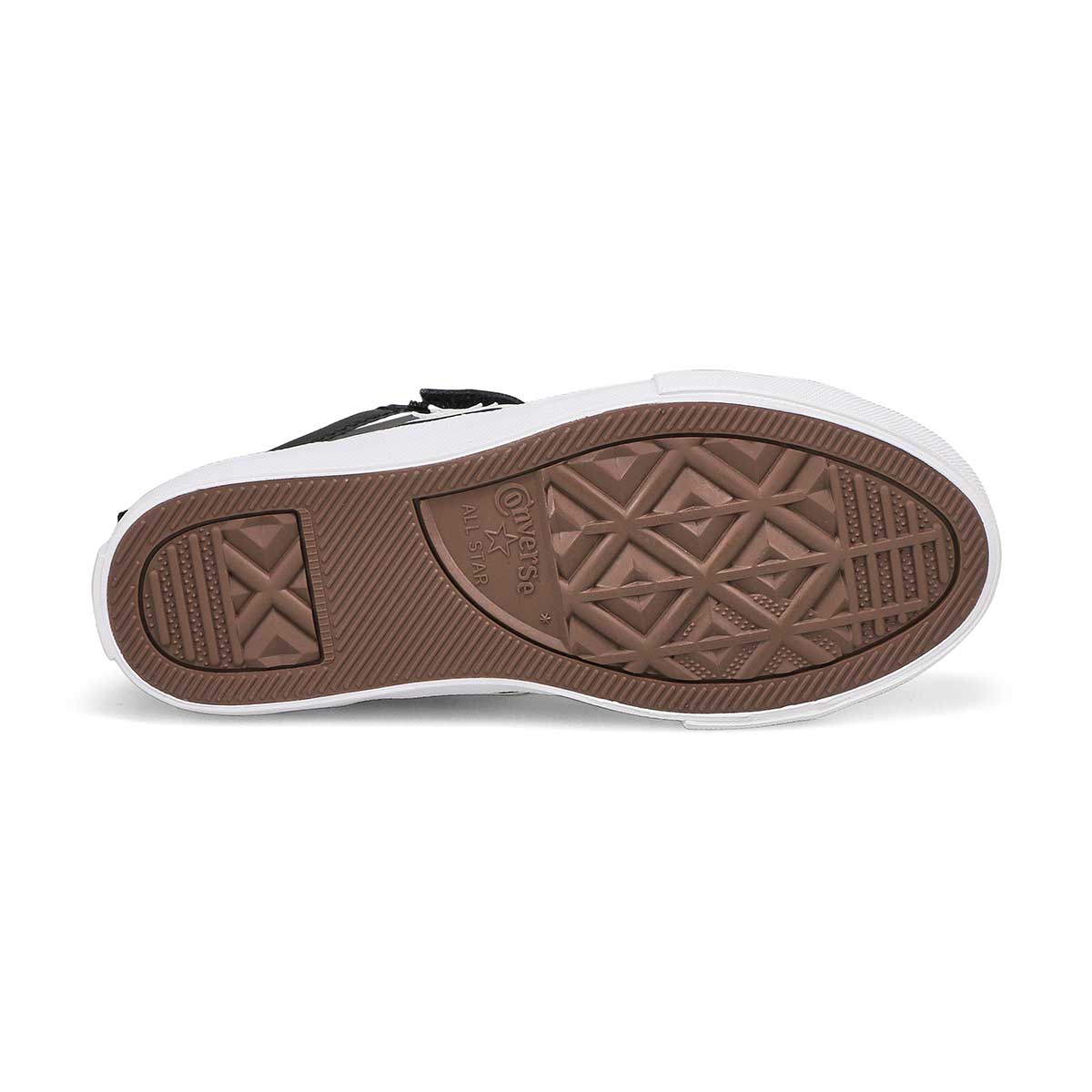 Baskets en cuir CHUCK TAYLOR ALL STAR PRO BLAZE, noir/blanc/souris, garçons