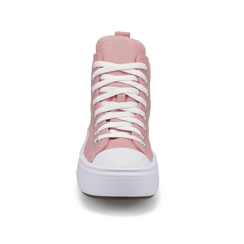 Baskets hautes à plateforme CHUCK TAYLOR ALL STAR MOVE, rose statique/blanc/noir, filles