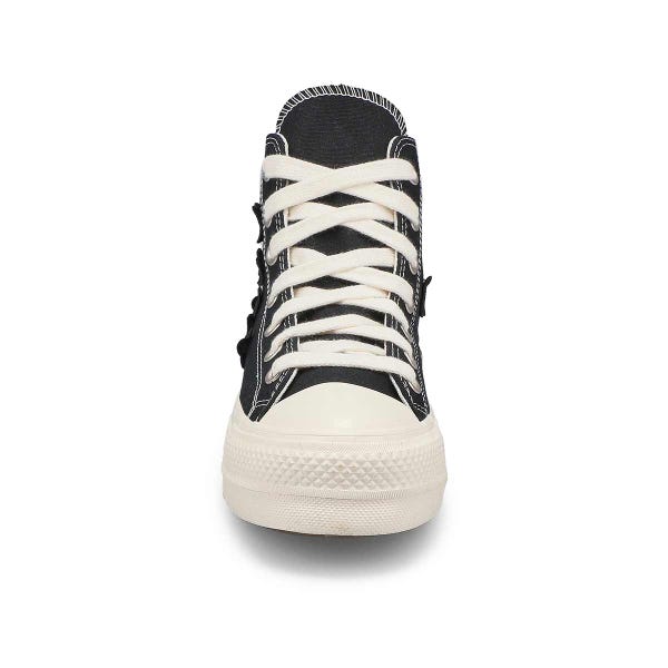 Baskets à plateforme CHUCK TAYLOR ALL STAR LIFT FLOWER PLAY PLATFORM, noir/noir, femmes