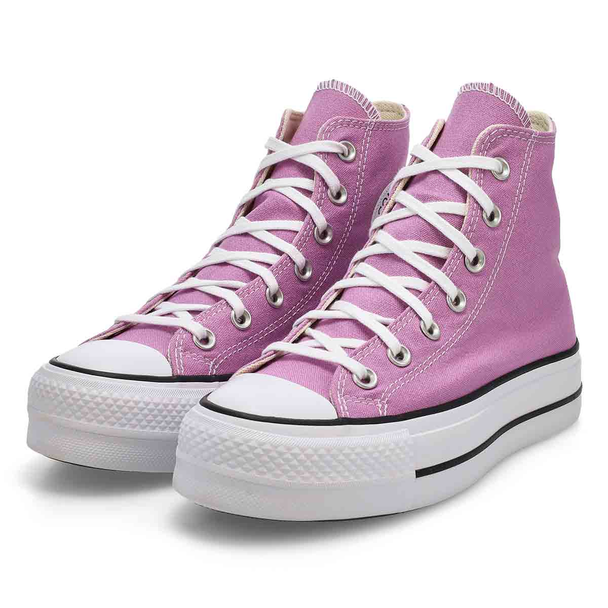 Women's Chuck Taylor All Star Lift Hi Top Platform Sneaker - Classic Amethyst/White/Black