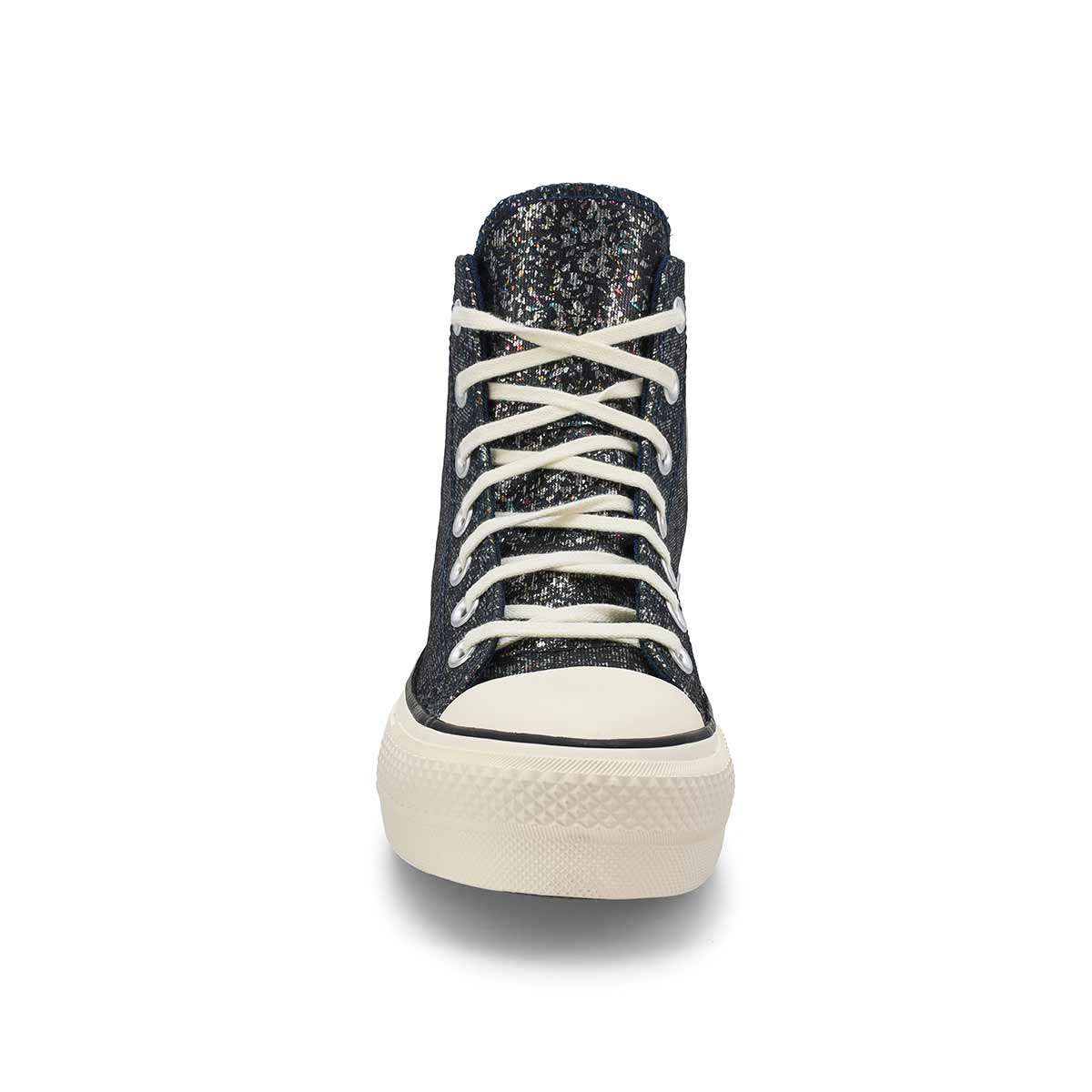 Women's  Chuck Taylor All Star Lift Platform Glitter Hi Top -Lavender Ash/Quantum Violet/Shadow