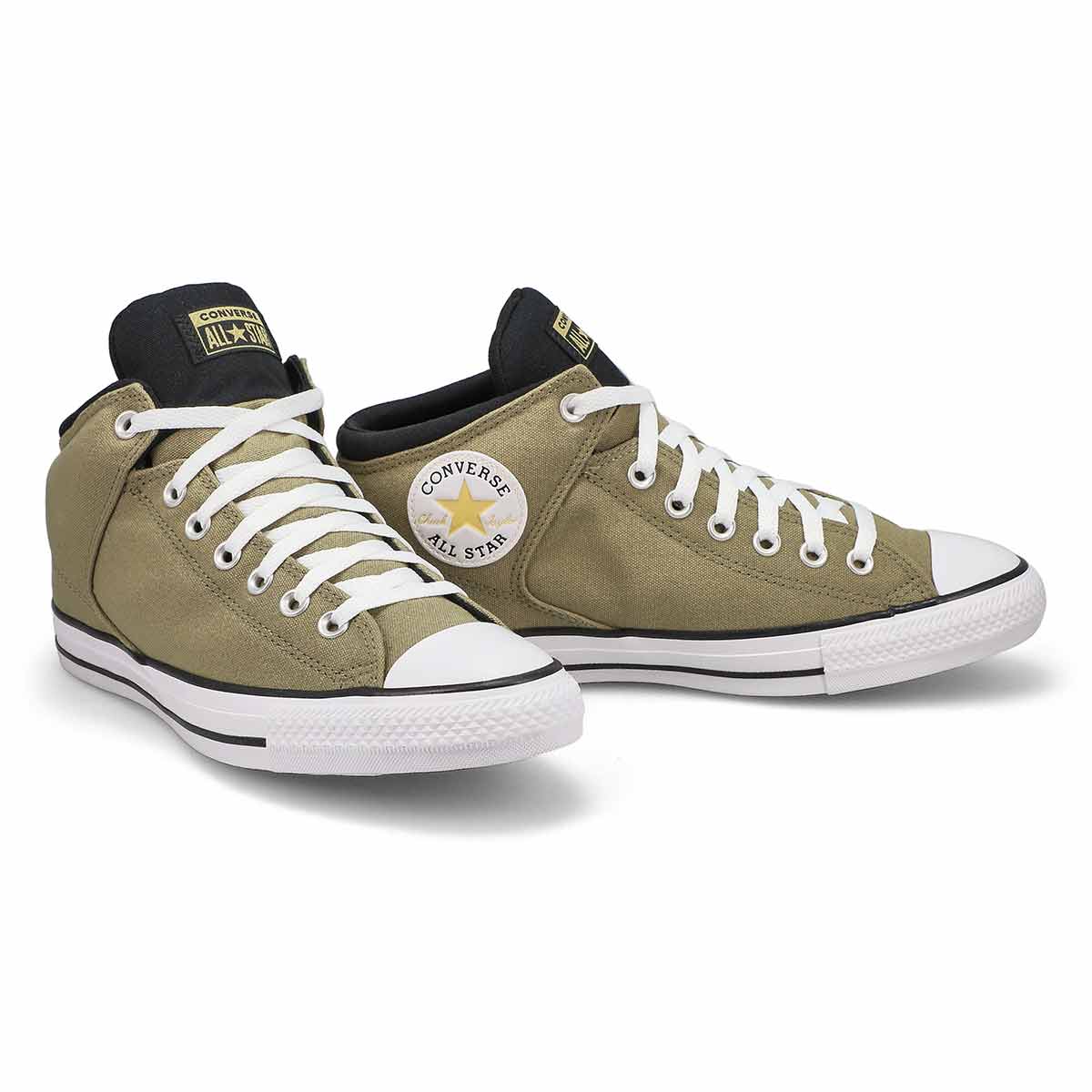 Men's Chuck Taylor All Star High Street Sneaker - Mossy Sloth/Black/Sunflower