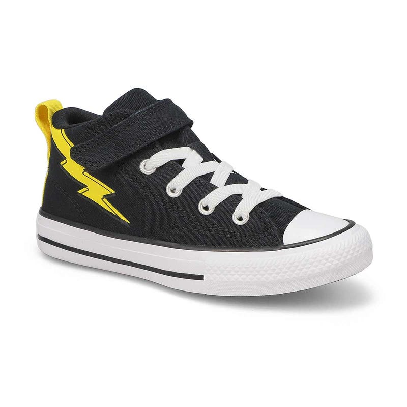 Baskets CHUCK TAYLOR ALL STAR MALDEN STREET CONVERSE BOLTS, noir/troglodyte doré, blanc, garçons