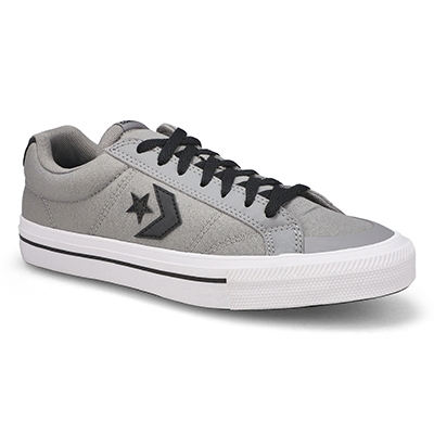 Mns Sport Casual Lace Up Sneaker - Classic Grey/Black/White