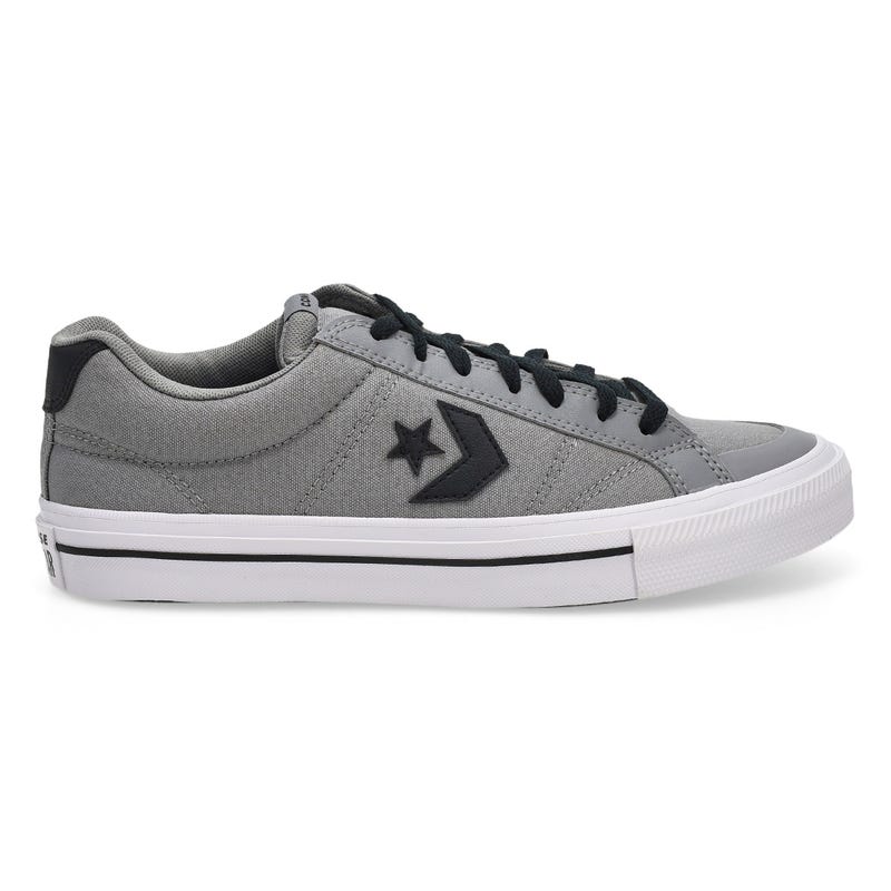 Baskets à lacets SPORT CASUAL, gris classique/noir/blanc, hommes