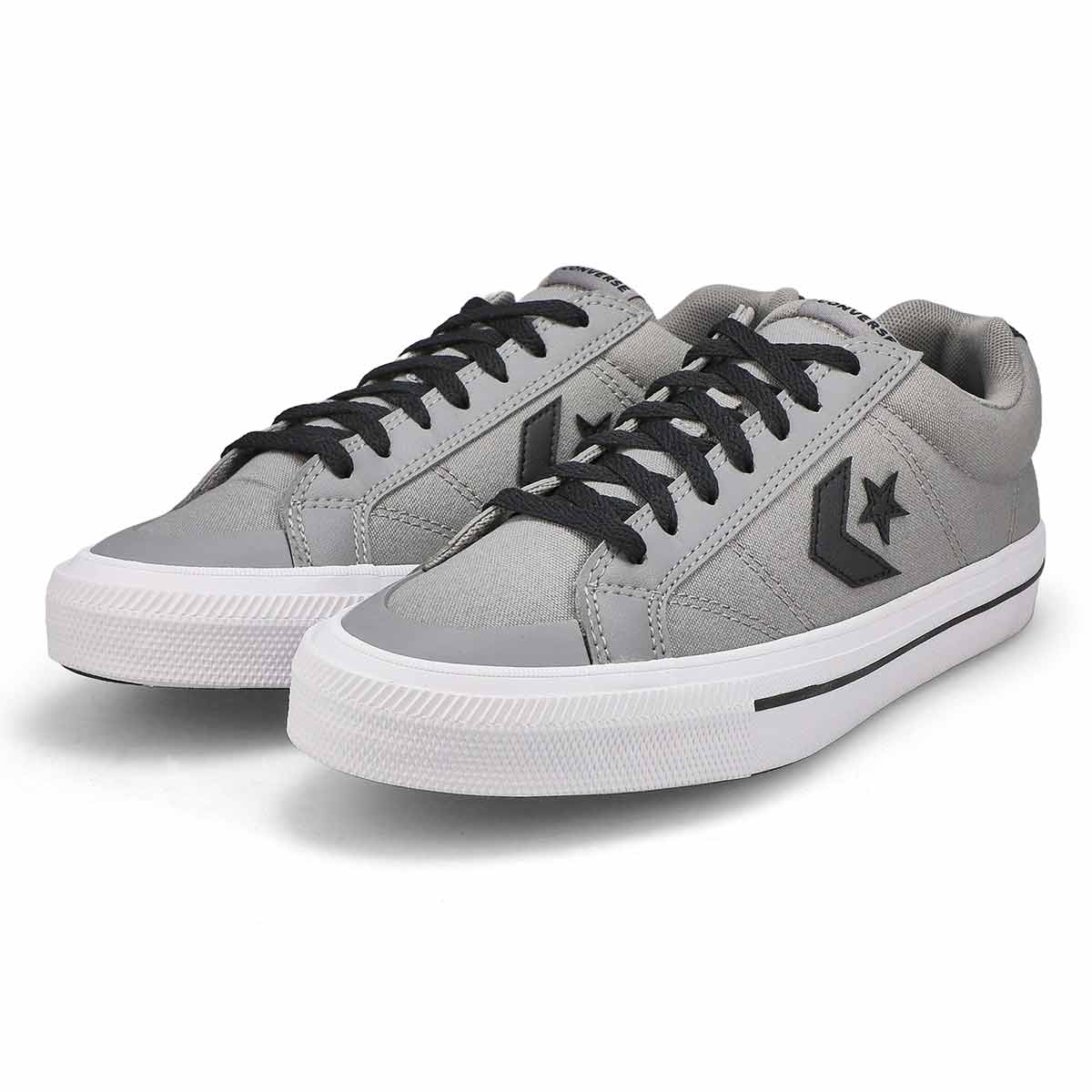 Men's Sport Casual Lace Up Sneaker - Classic Grey/Black/White