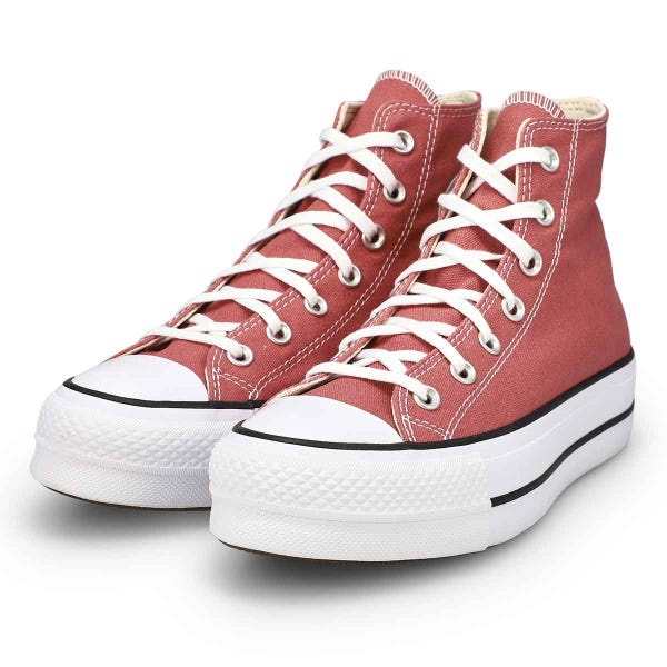 Women's  Chuck Taylor All Star Lift Hi Top Platform Sneaker - Light Saddle/Natural Ivory/Black