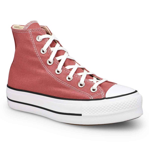 Women's  Chuck Taylor All Star Lift Hi Top Platform Sneaker - Light Saddle/Natural Ivory/Black