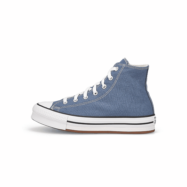 Converse Plateforme Bleu Gris Baskets à Plateforme CHUCK TAYLOR