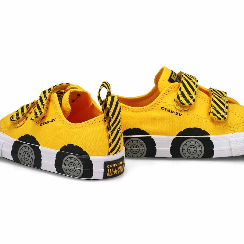 Infants' Chuck Taylor All Star 2V Construction Sneaker - Amarillo/Black/White