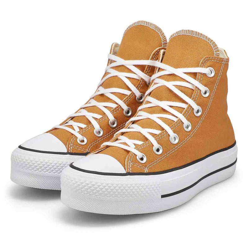 Women's Chuck Taylor All Star Lift Hi Top Platform Sneaker - Gingersnap/Black/White