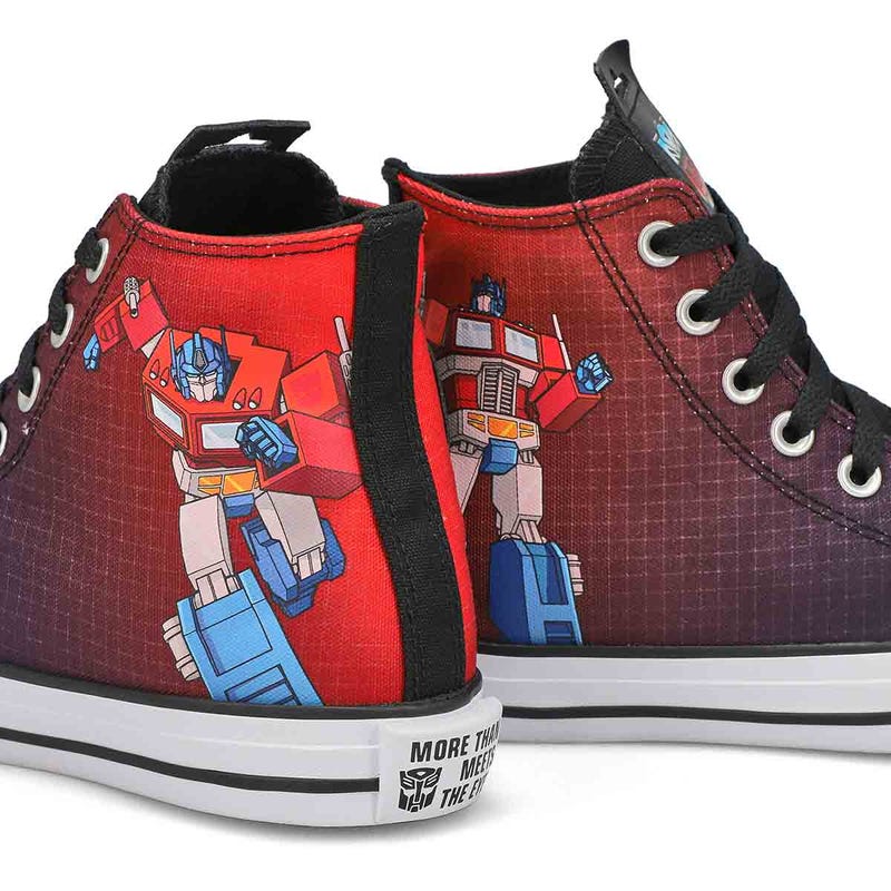 Baskets hautes CHUCK TAYLOR ALL STAR OPTIMUS PRIME, noir/rêve fiévreux/blanc, femmes