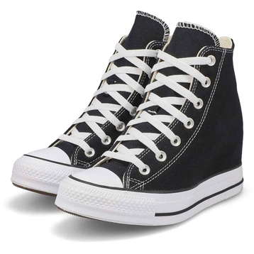 Women's Chuck Taylor All Star Wedge Sneaker - Blac