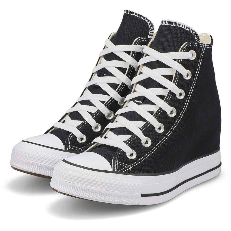 Baskets CHUCK TAYLOR ALL STAR WEDGE, noir/rouge/marine, femmes