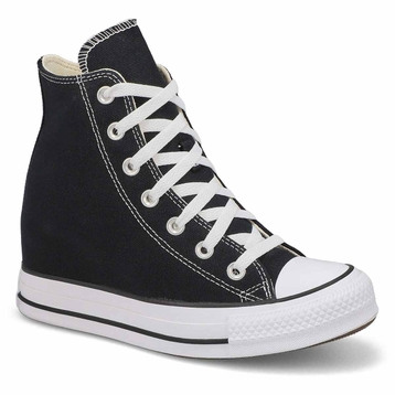 Women's Chuck Taylor All Star Wedge Sneaker - Blac