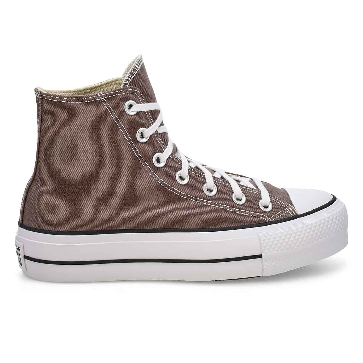 Women's  Chuck Taylor All Star Lift Platform Hi Top Sneaker - Pure Pumice/White/Black