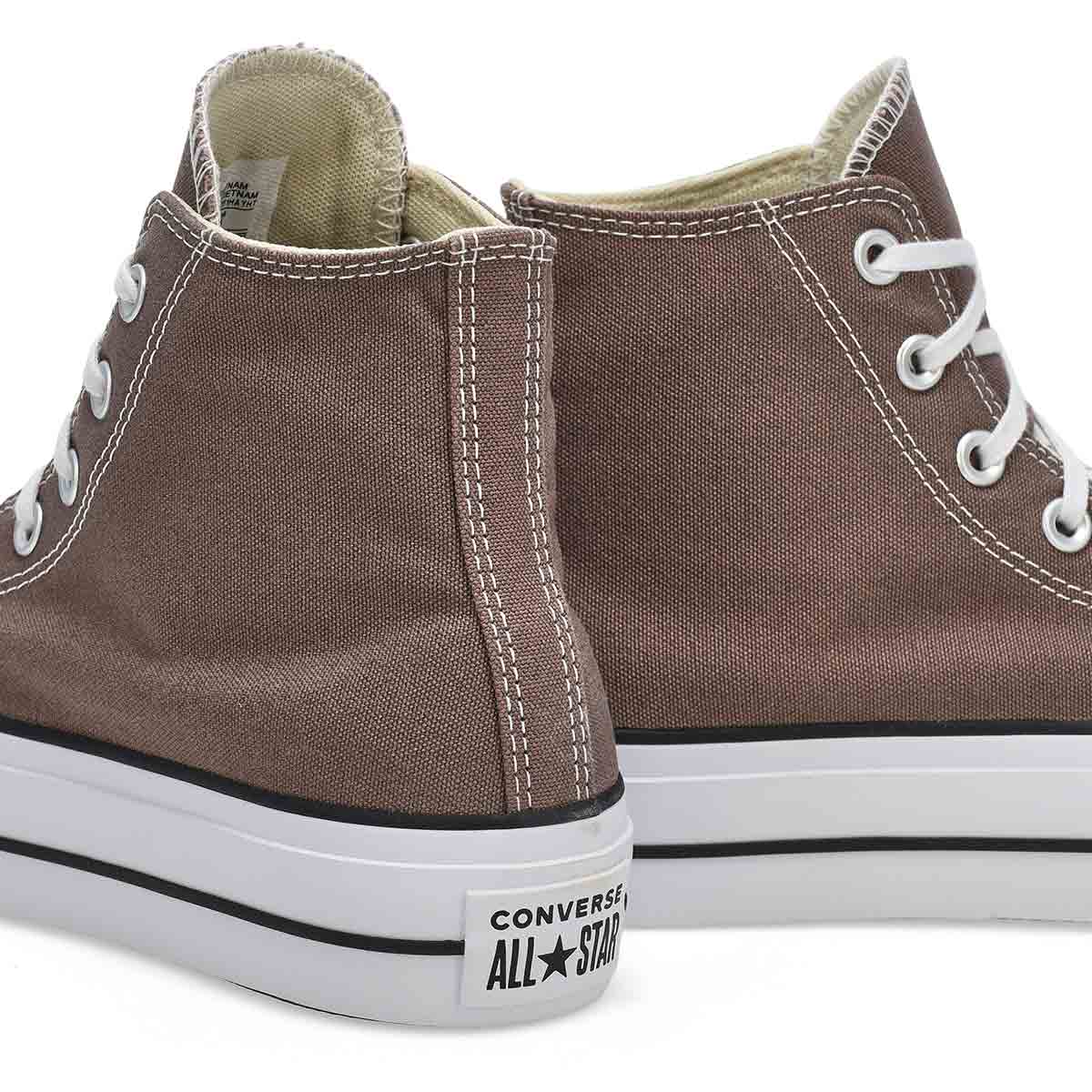 Women's  Chuck Taylor All Star Lift Platform Hi Top Sneaker - Pure Pumice/White/Black