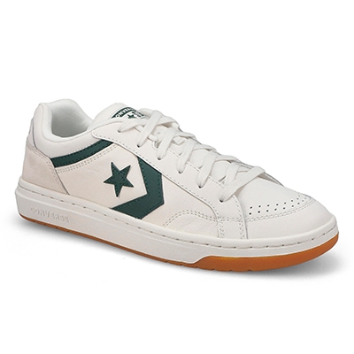 Baskets en cuir Pro Blaze Classic Luxe Sport, blanc vintage/vert jalousie/aigrette, hommes