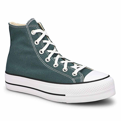 Lds Chuck Taylor All Star Lift Hi Top Platform Sneaker - True Nature/Natural Ivory/Black