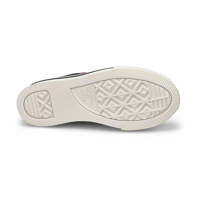 Girls'  Chuck Taylor All Star Eva Lift Hi Sneaker - Black/Vintage White/Egret