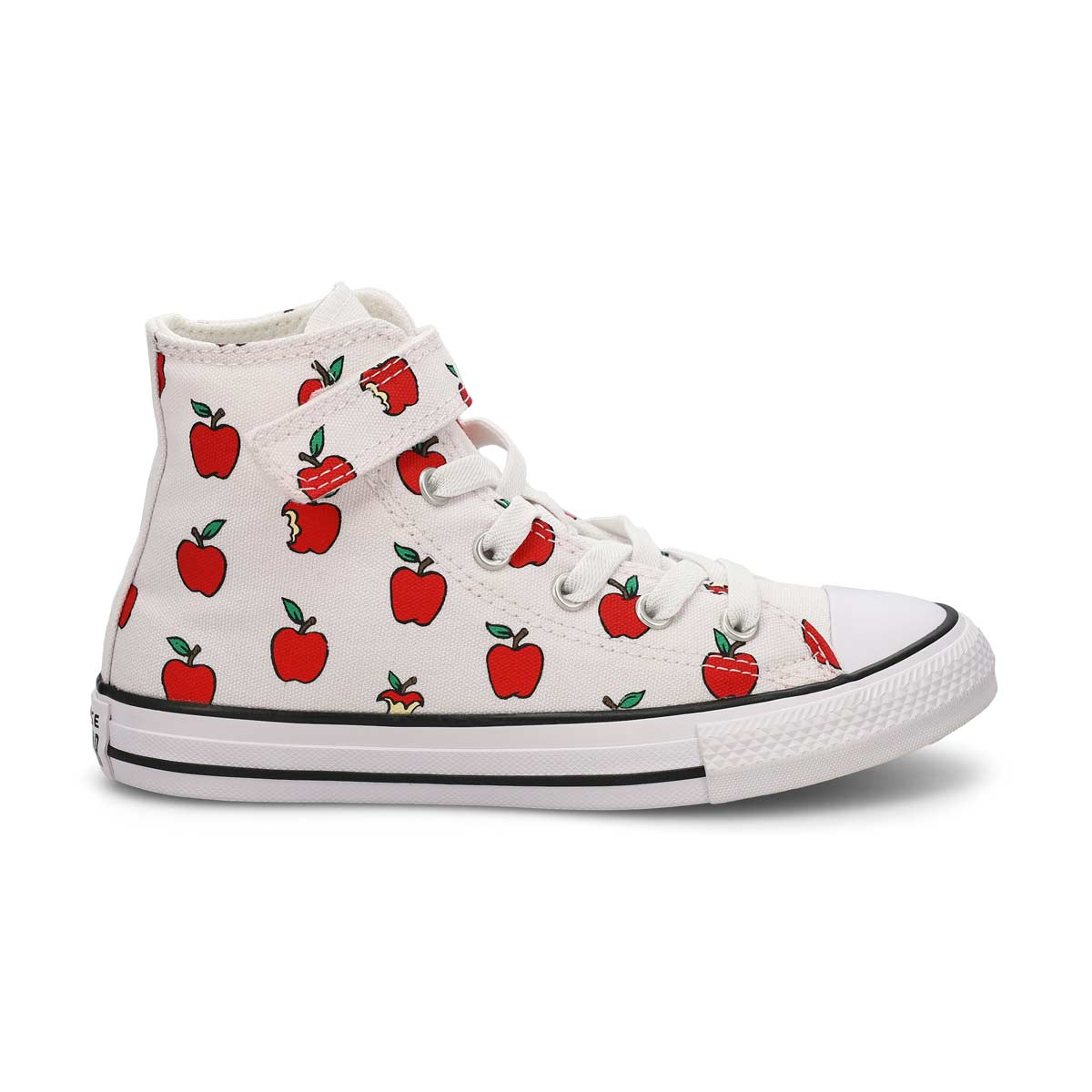 Girls'  Chuck Taylor All Star Checkered Accents Easy On Sneaker - Light Dune/Egret/Red