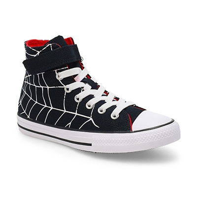 Baskets hautes CHUCK TAYLOR ALL STAR SPIDERWEB, noir/blanc/rouge, enfants