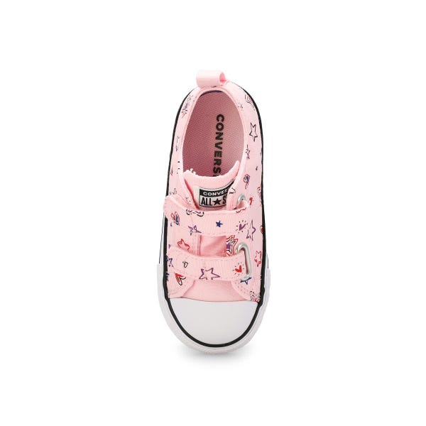 Infants' Chuck Taylor All Star Doodles Sneaker - Pink Frosting/Red/My Jam