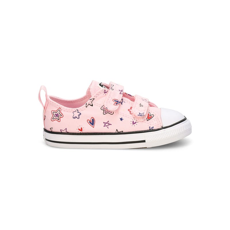 Infants' Chuck Taylor All Star Doodles Sneaker - Pink Frosting/Red/My Jam