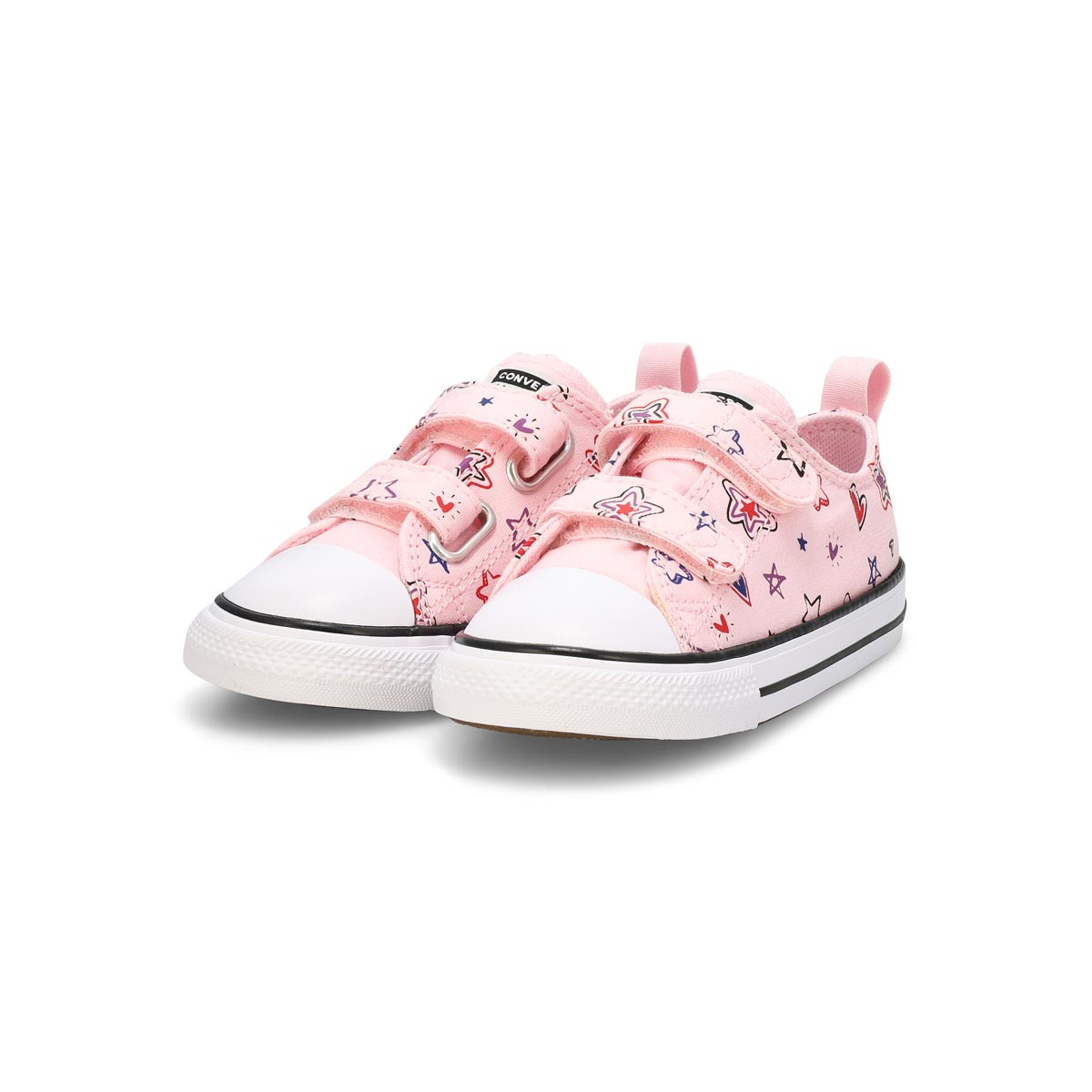 Baskets hautes CHUCK TAYLOR ALL STAR DOODLES, glaçage rose/rouge/My Jam, bébés