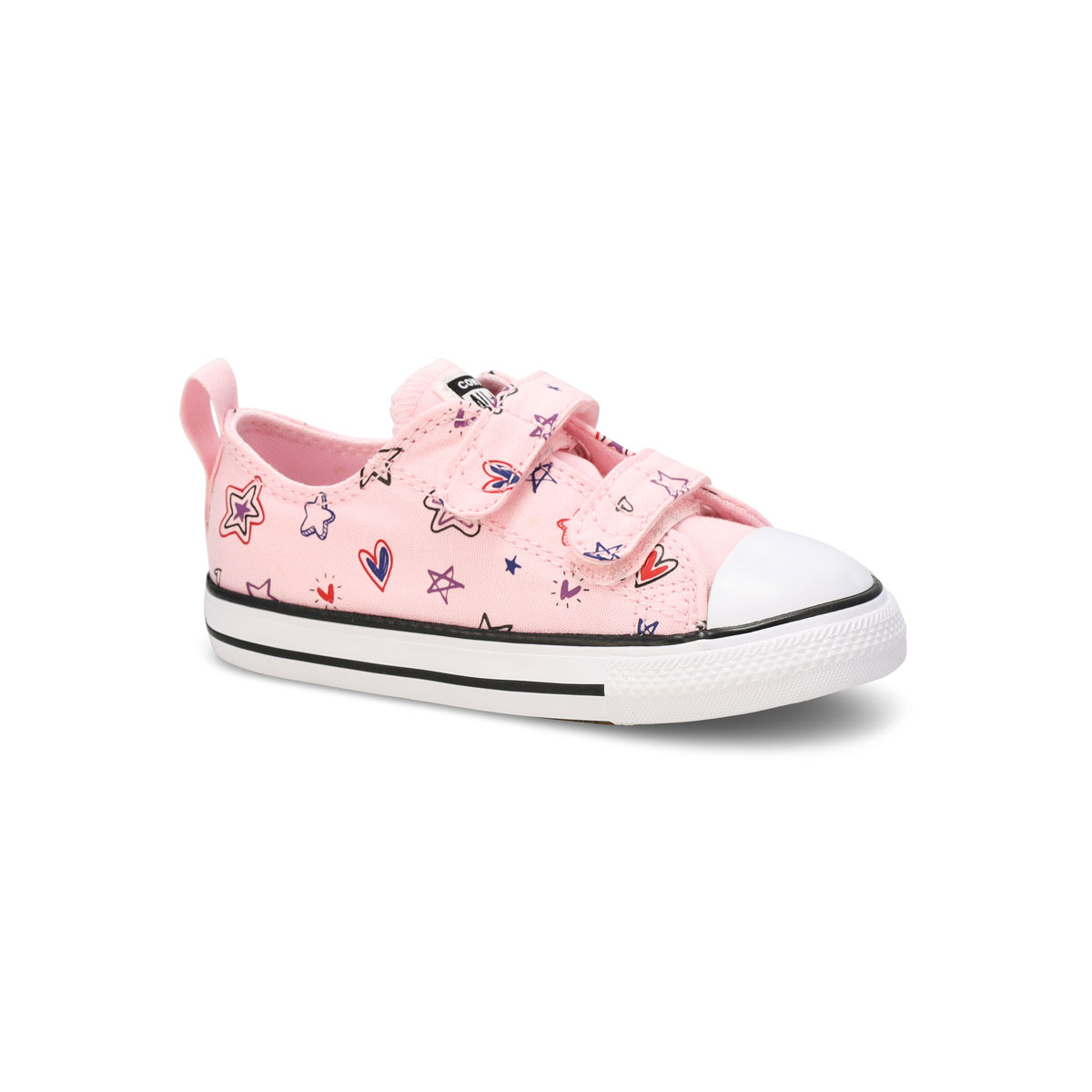 Baskets hautes CHUCK TAYLOR ALL STAR DOODLES, glaçage rose/rouge/My Jam, bébés