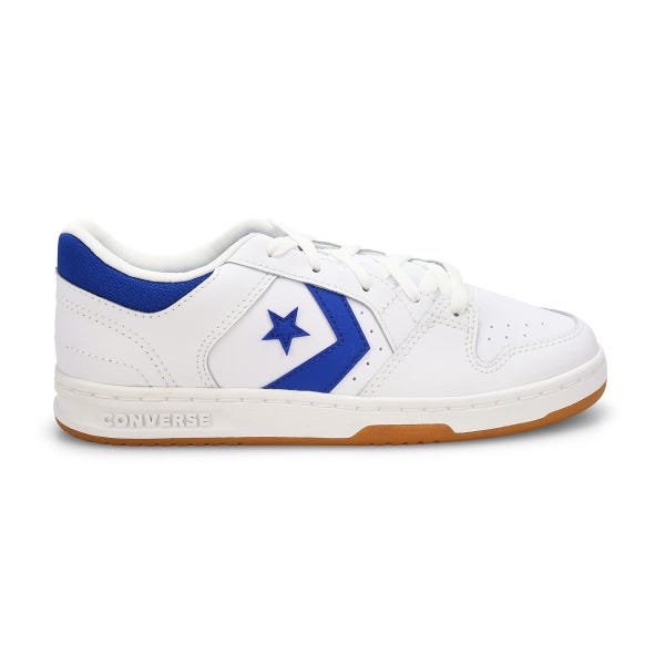 Kids'  Converse Lifestyle 1998 Lace Up Sneaker - White/Blue