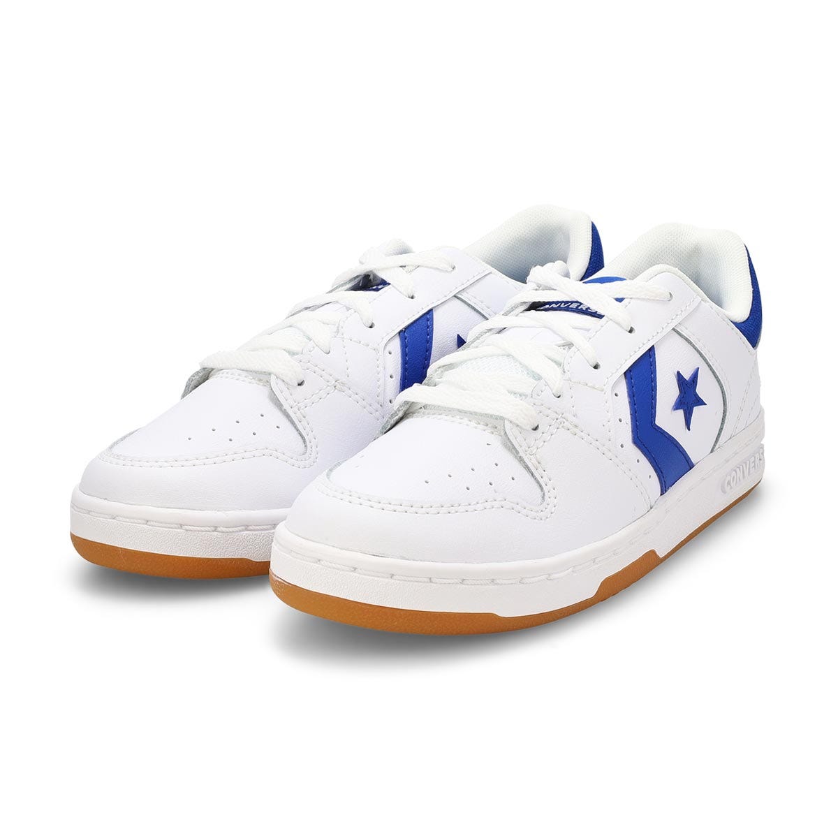 Kids'  Converse Lifestyle 1998 Lace Up Sneaker - White/Blue