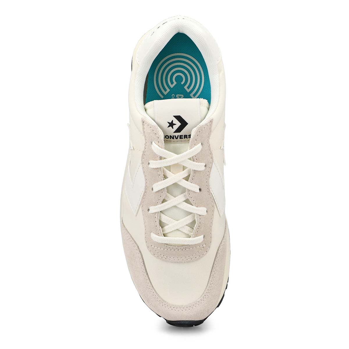Women's Omega Trainer Lace Up Sneaker - Egret/Vintage White/Black