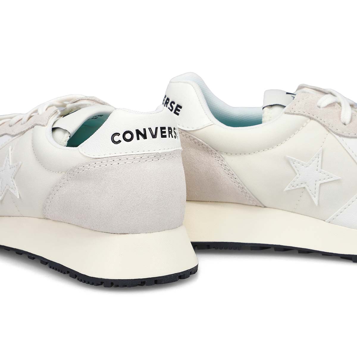 Women's Omega Trainer Lace Up Sneaker - Egret/Vintage White/Black