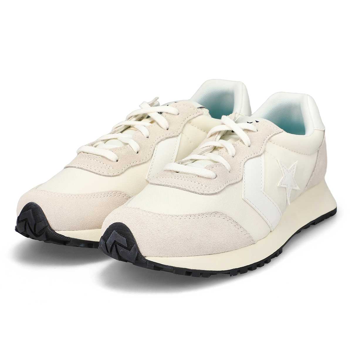 Women's Omega Trainer Lace Up Sneaker - Egret/Vintage White/Black