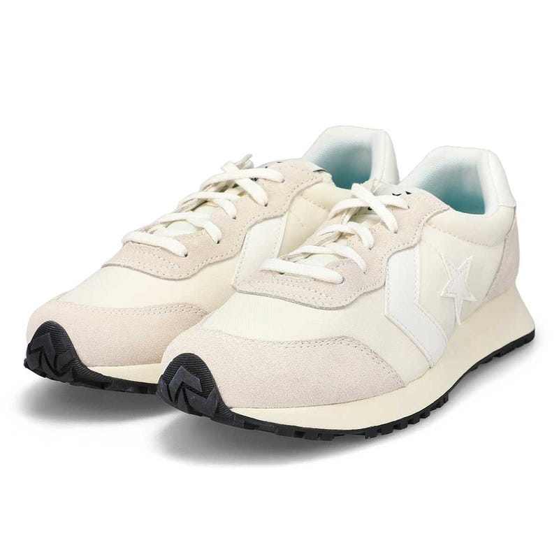 Baskets à lacets OMEGA TRAINER, aigrette/blanc vintage/noir, femmes