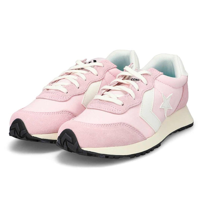 Baskets à lacets OMEGA TRAINER, sommet rose/micocoule/blanc vintage, femmes