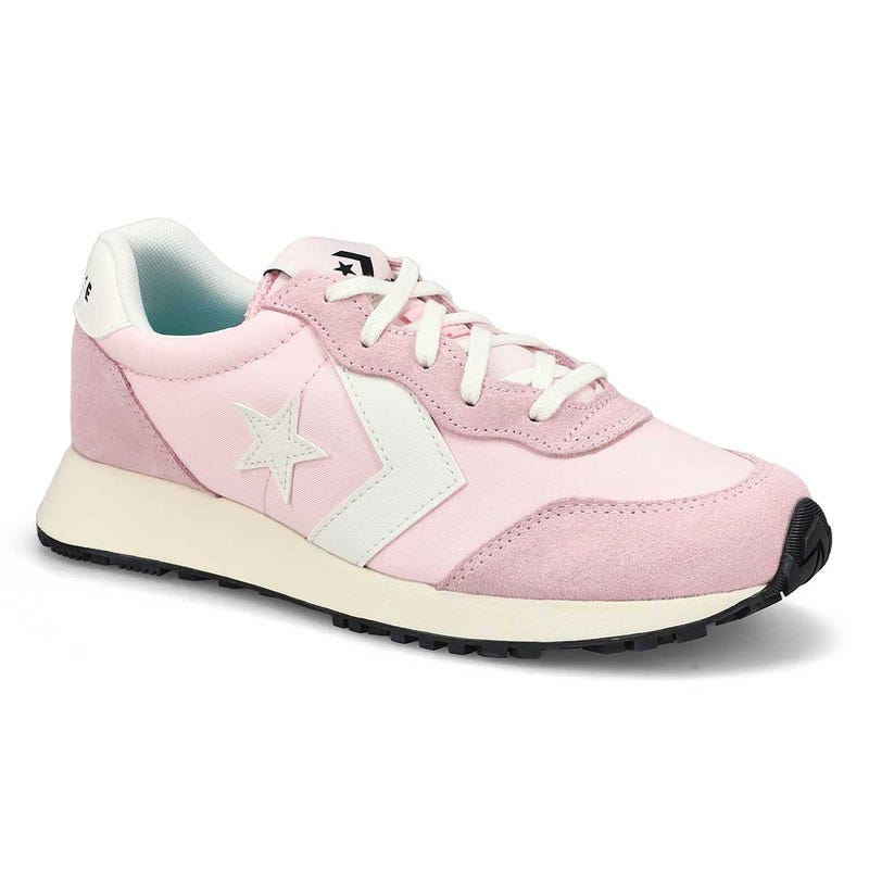 Baskets à lacets OMEGA TRAINER, sommet rose/micocoule/blanc vintage, femmes