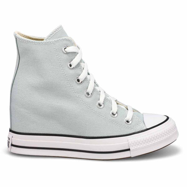 Baskets compensées CHUCK TAYLOR ALL STAR WEDGE, bleue originale/blanc/noir, femmes