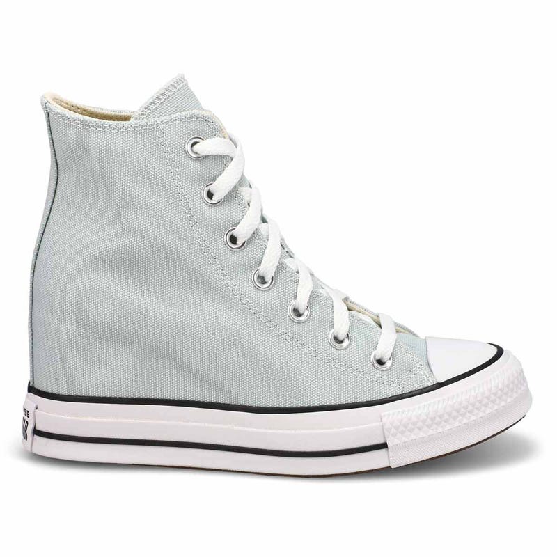 Baskets compensées CHUCK TAYLOR ALL STAR WEDGE, bleue originale/blanc/noir, femmes