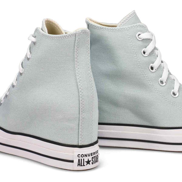 Baskets compensées CHUCK TAYLOR ALL STAR WEDGE, bleue originale/blanc/noir, femmes