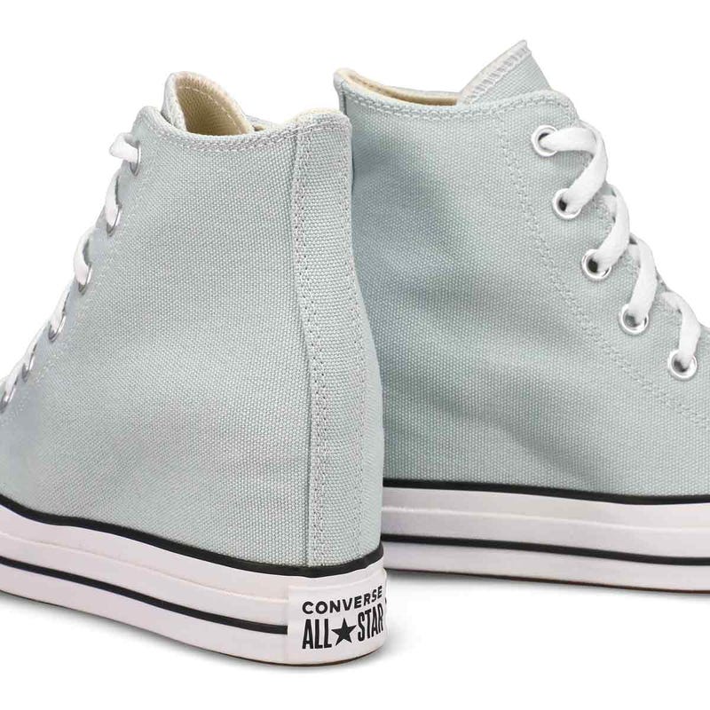 Baskets compensées CHUCK TAYLOR ALL STAR WEDGE, bleue originale/blanc/noir, femmes