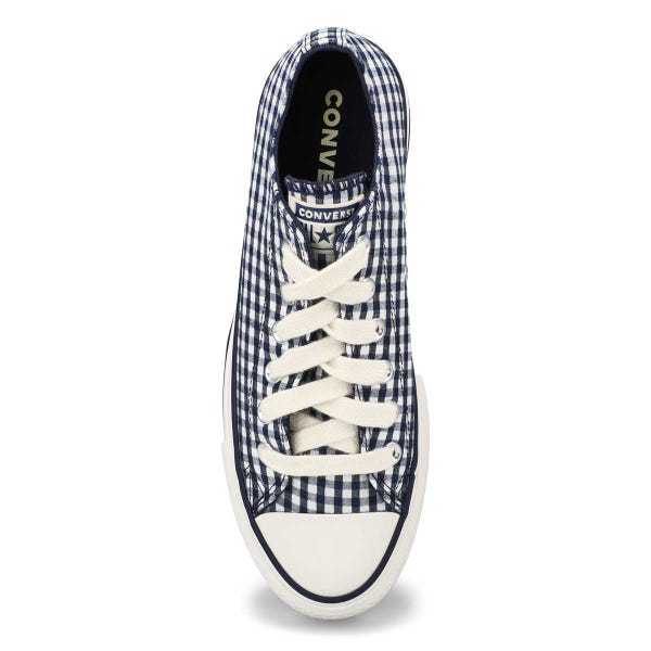 Women's Chuck Taylor All Star Lift Plaid Platform Sneaker - Obsidian/ White