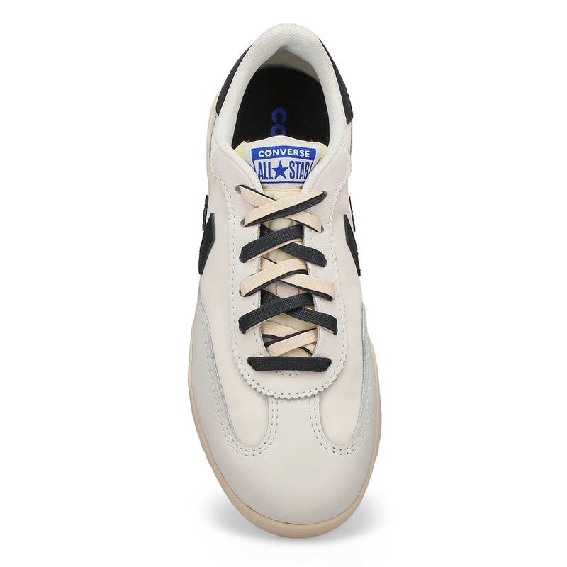 Women's Run Star Trainer-Retro Icon Lace Up Sneaker - Vintage White/Natural Ivory/Black