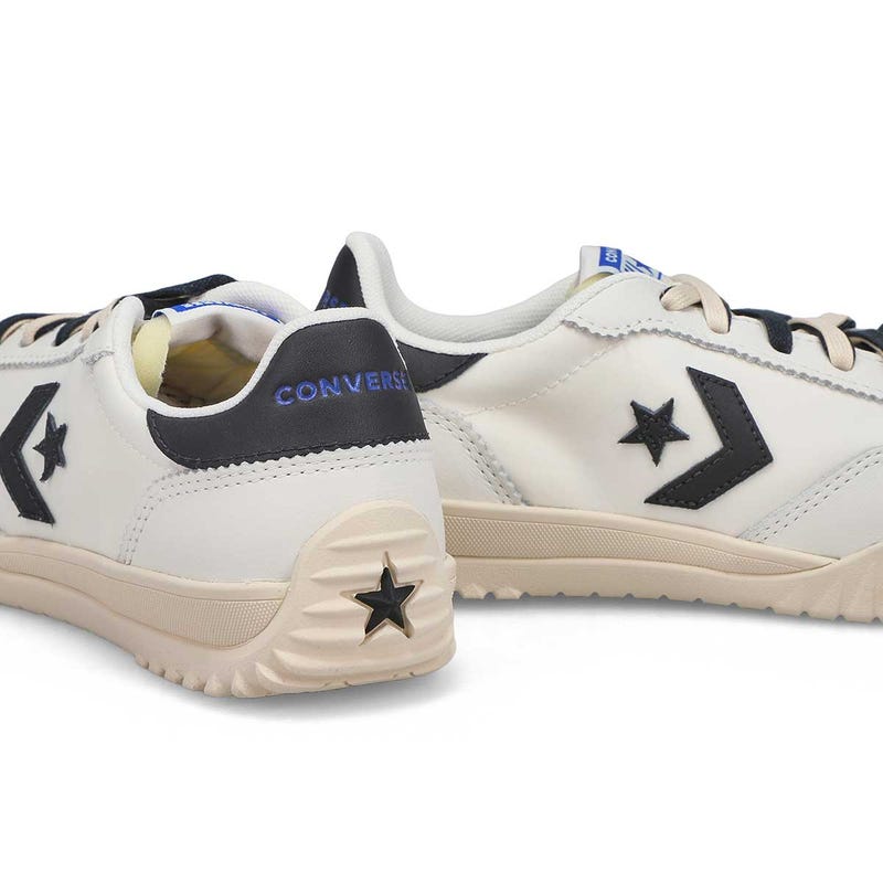 Women's Run Star Trainer-Retro Icon Lace Up Sneaker - Vintage White/Natural Ivory/Black