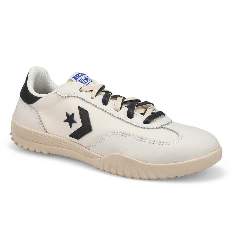 Women's Run Star Trainer-Retro Icon Lace Up Sneaker - Vintage White/Natural Ivory/Black