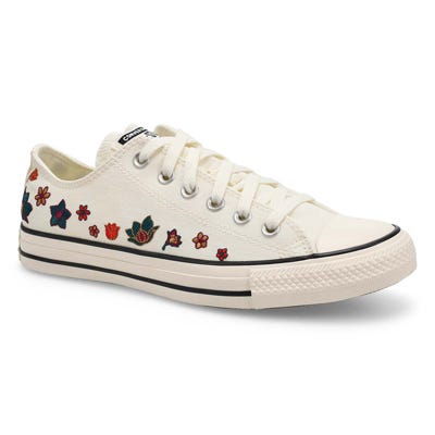 Baskets CHUCK TAYLOR ALL STAR FLOWERS, sombrement blasé/rouge, femmes